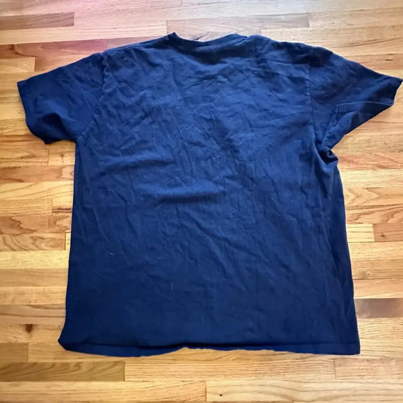 VINTAGE x NIKE Mens Womens 90s Y2K Navy Blue Tee - Picture 3 of 5